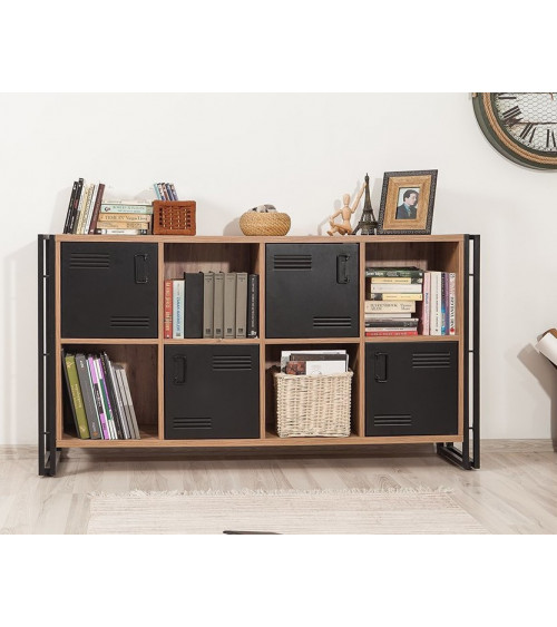 Buffet 4 portes et 4 niches COSMO 164 cm