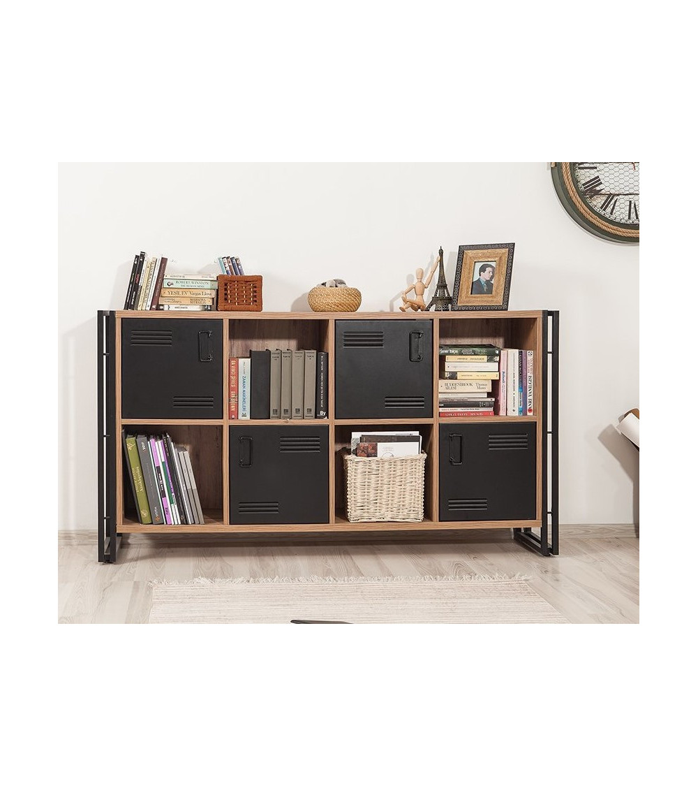 Buffet 4 portes et 4 niches COSMO 164 cm