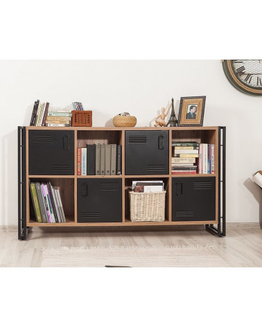 Buffet 4 portes et 4 niches COSMO 164 cm