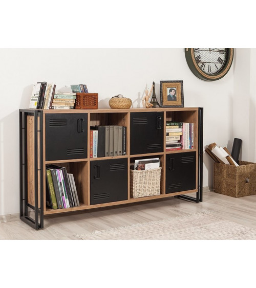 Buffet 4 portes et 4 niches COSMO 164 cm