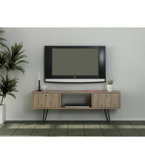 Meuble TV MODA noyer 120 cm