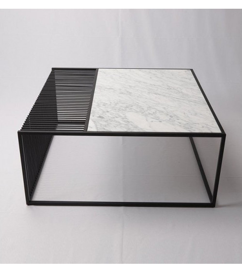 Table basse en marbre blanc