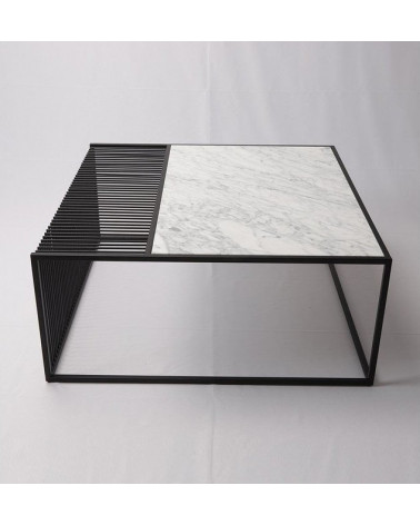 Table basse en marbre blanc