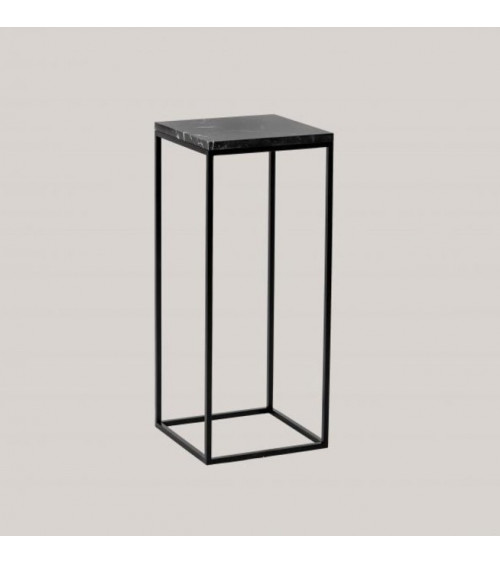 Table d'appoint en marbre noir