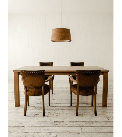 Lampadaire suspendu en cuir DESIGN 1