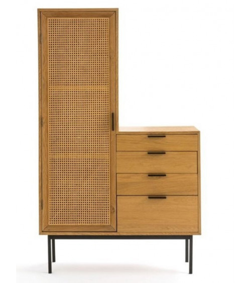 Armoire en bois de rotin naturel