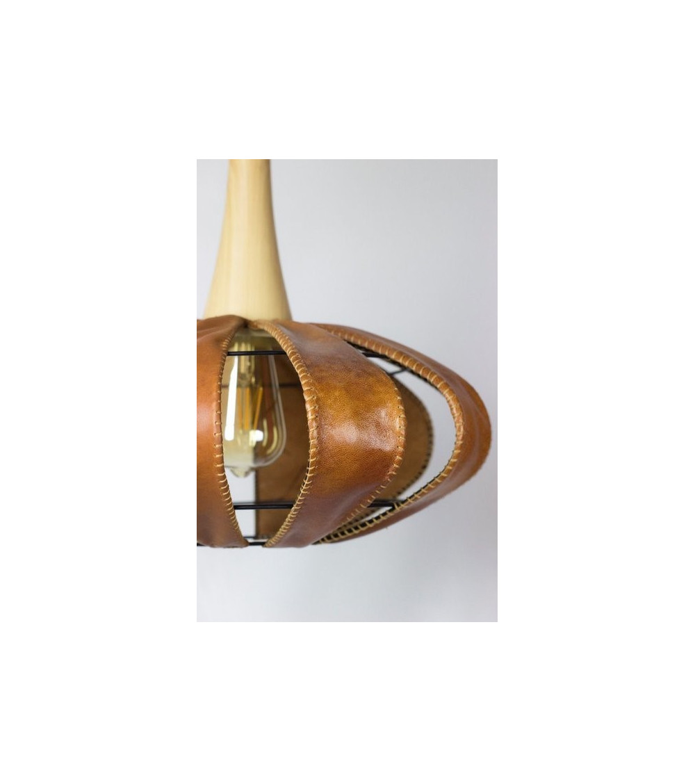 Lampadaire suspendu en cuir DESIGN 2