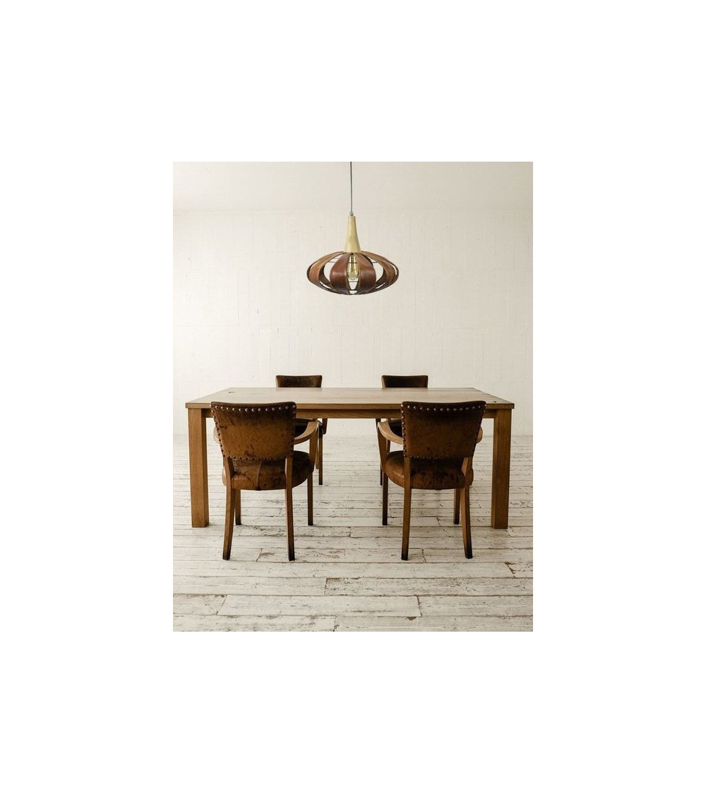Lampadaire suspendu en cuir DESIGN 2