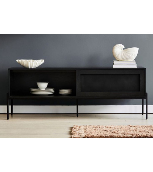 Mueble en metal negro SOHOMANJE 140 cm