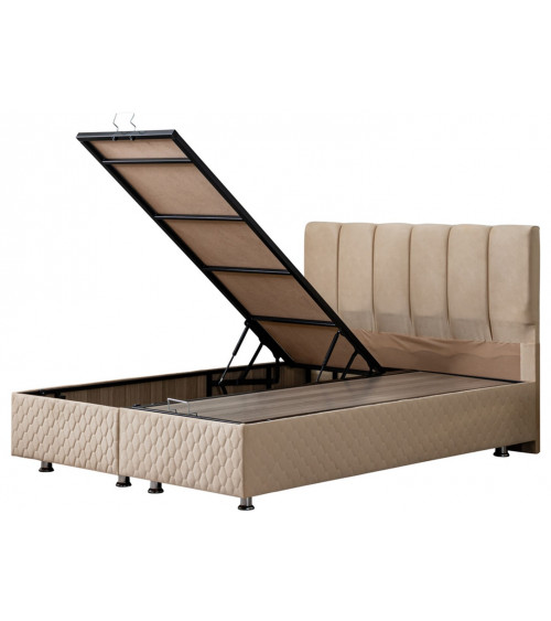 LIT coffre TETRA beige en plusieurs dimensions