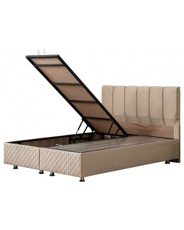 LIT coffre TETRA beige en plusieurs dimensions