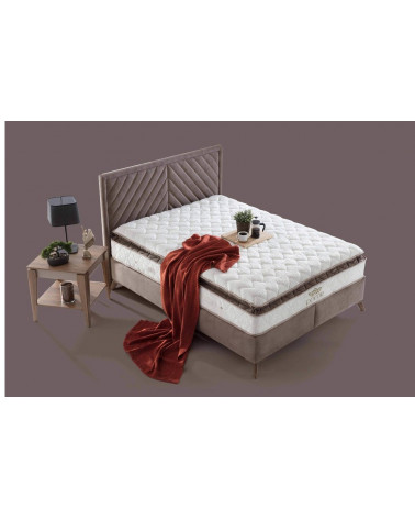 LIT coffre PRIME + matelas et tête de tête de lit inclus 160x200 cm