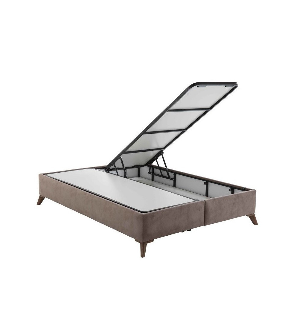 Cama cofre BASEL + colchón y cabecero incluidos 160x200 cm Cama cofre BASEL + colchón y cabecero incluidos 160x200 cm