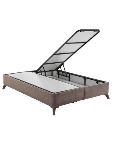 LIT coffre PRIME + matelas et tête de tête de lit inclus 160x200 cm