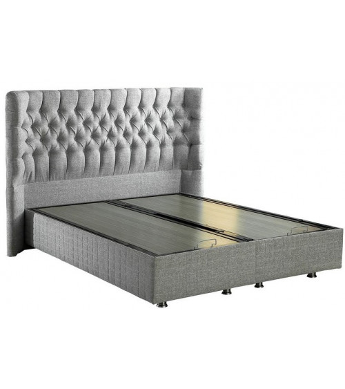 LIT coffre PLATINUM + matelas et tête de lit inclus 90/160x200 cm