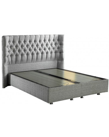 LIT coffre PLATINUM + matelas et tête de lit inclus 90/160x200 cm