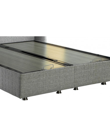 LIT coffre PLATINUM + matelas et tête de lit inclus 90/160x200 cm