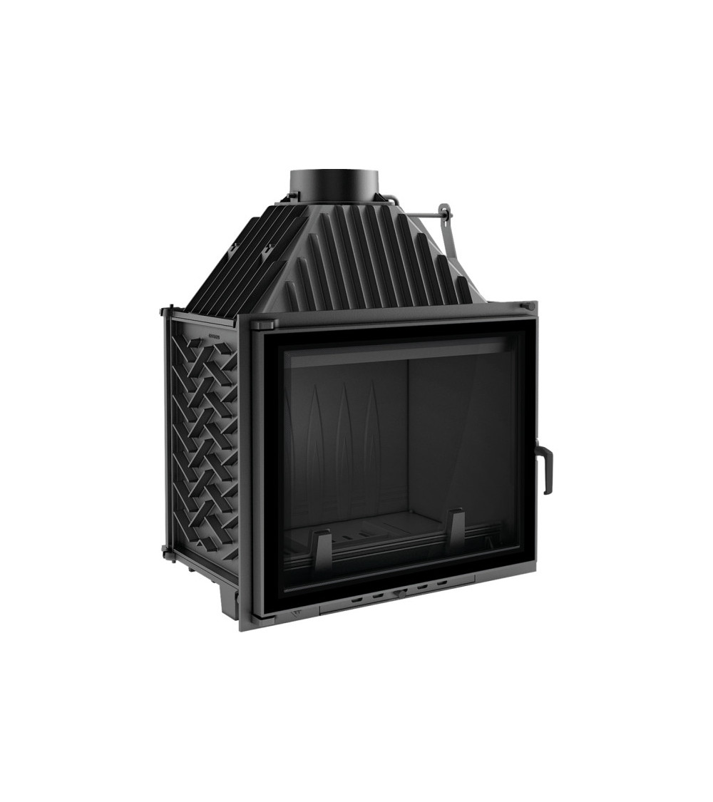Inserire l'angolo camino Trivision 10 kw