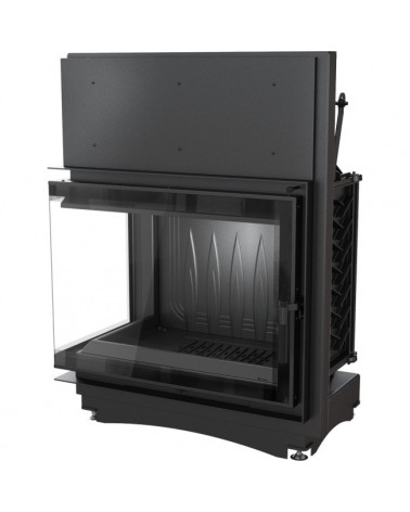 Inserire l'angolo camino Trivision 10 kw