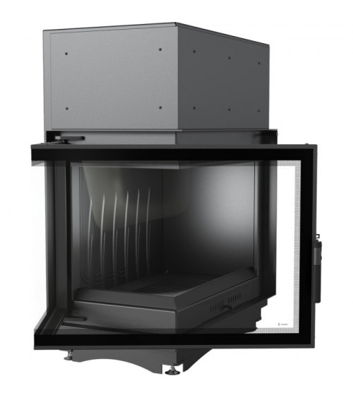 Inserire l'angolo camino Trivision 10 kw