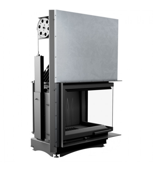 Insert cheminée AMELIA 25 ouverture relevable vitre à droite