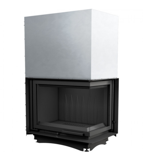 Insert cheminée AMELIA 25 ouverture relevable vitre à droite