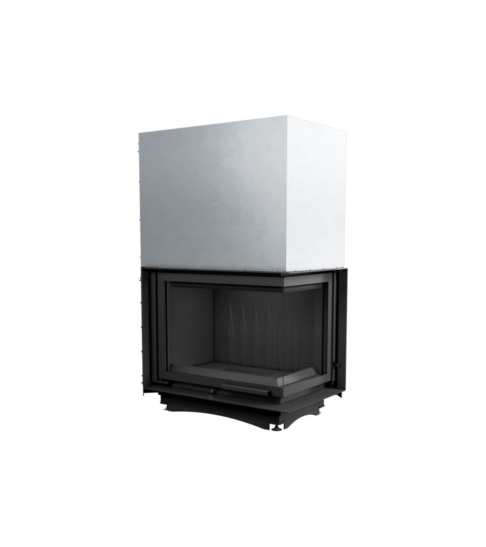 Inserire l'angolo camino Trivision 10 kw