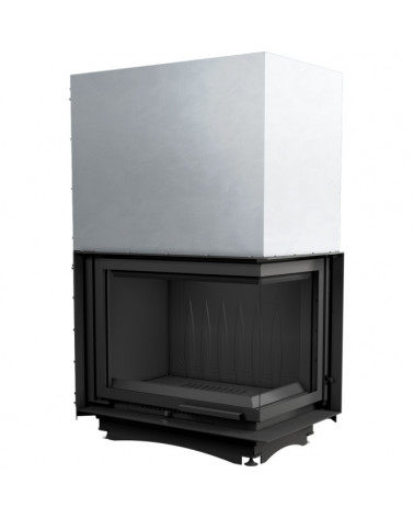 Insert cheminée AMELIA 25 ouverture relevable vitre à droite