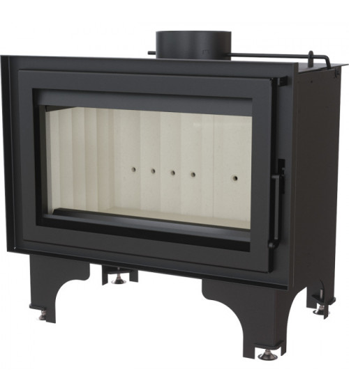 Inserire l'angolo camino Trivision 10 kw
