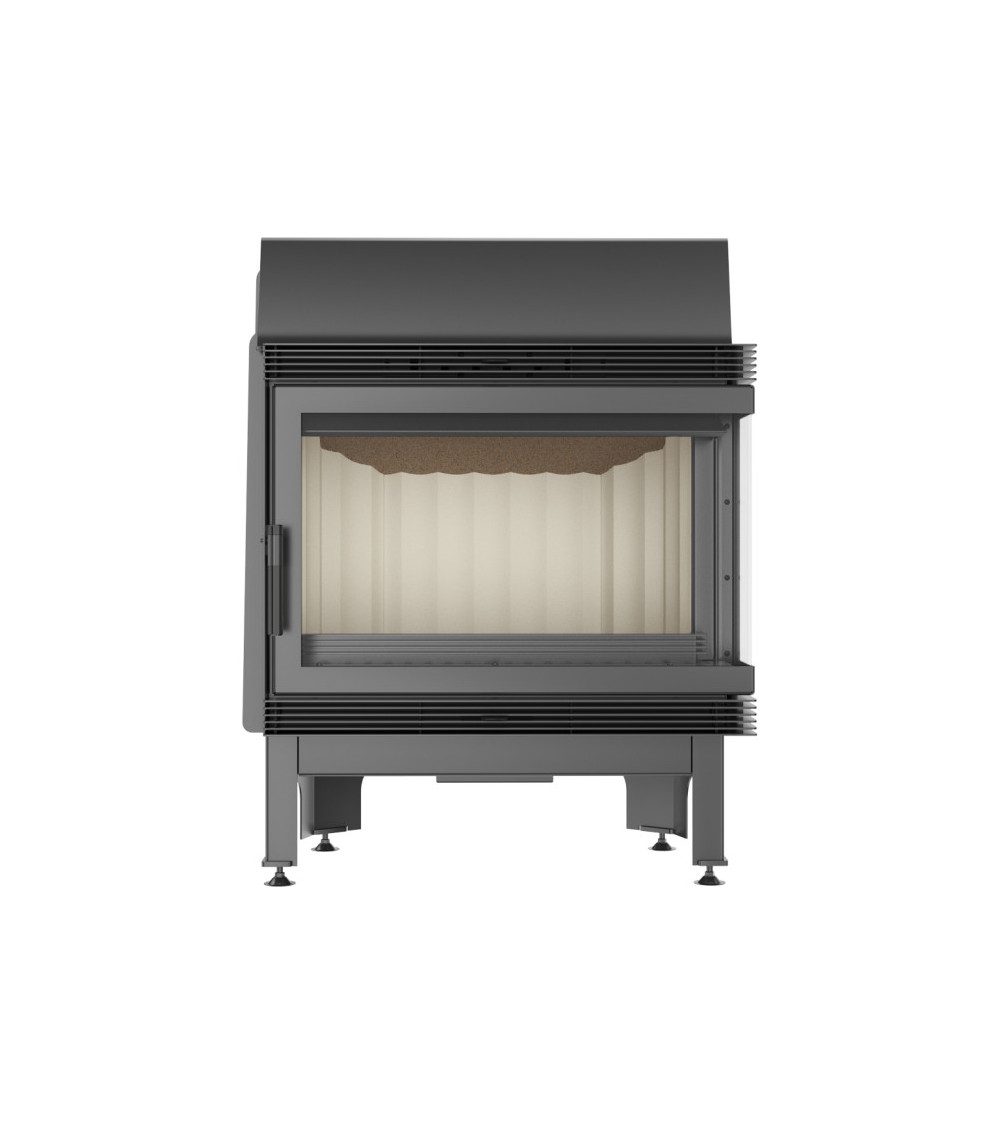 Inserto para chimenea BLANKA 12 BS cristal en el lado izquierdo