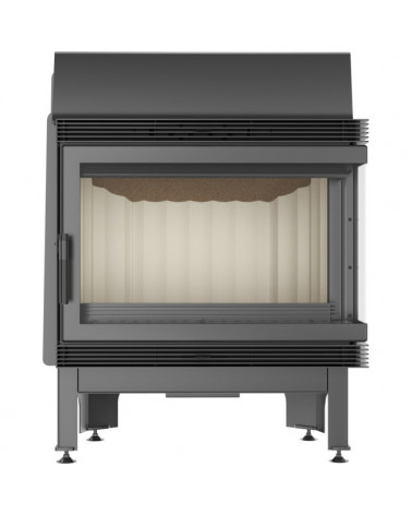 Inserto para chimenea BLANKA 12 BS cristal en el lado izquierdo