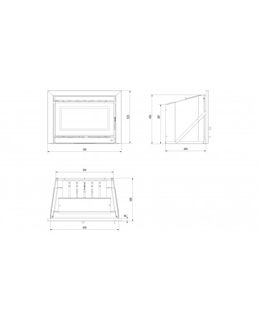 Insert cheminée cassette KDZ 6
