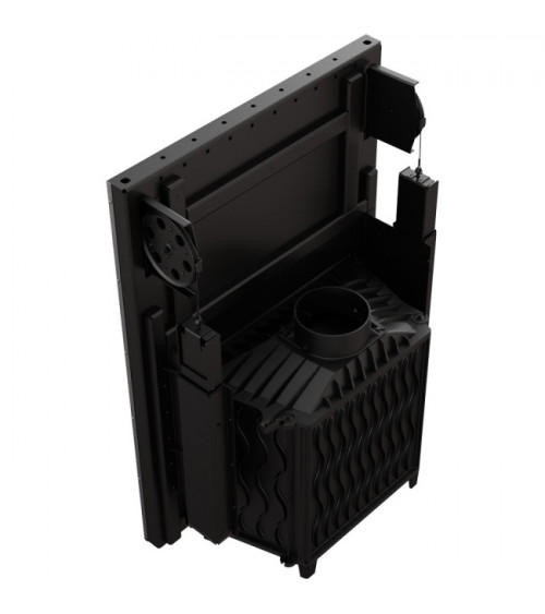 Inserire l'angolo camino Trivision 10 kw