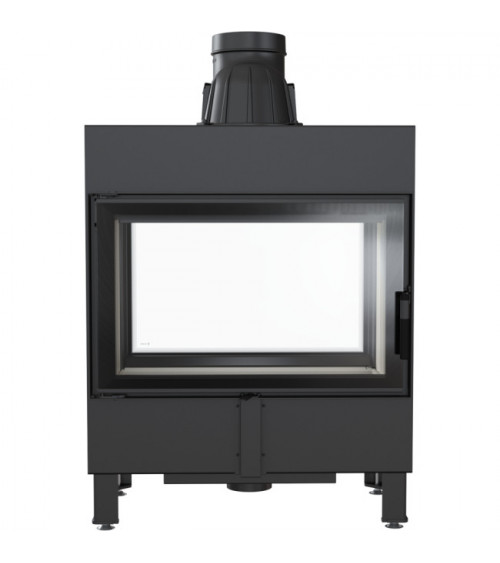 Inserto para chimenea LUCY 12 SLIM BS cristal en el lado derecho