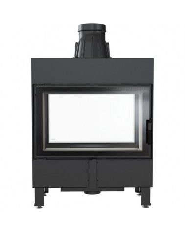 Inserto para chimenea LUCY 12 SLIM BS cristal en el lado derecho