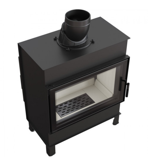 Inserto para chimenea LUCY 12 SLIM BS cristal en el lado derecho