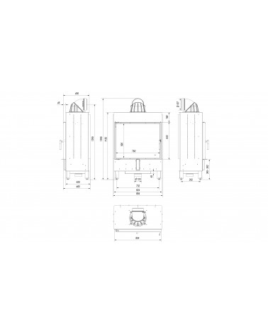 Insert cheminée LUCY 15