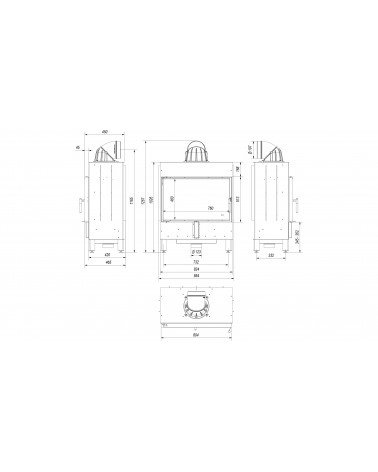 Insert cheminée LUCY 14