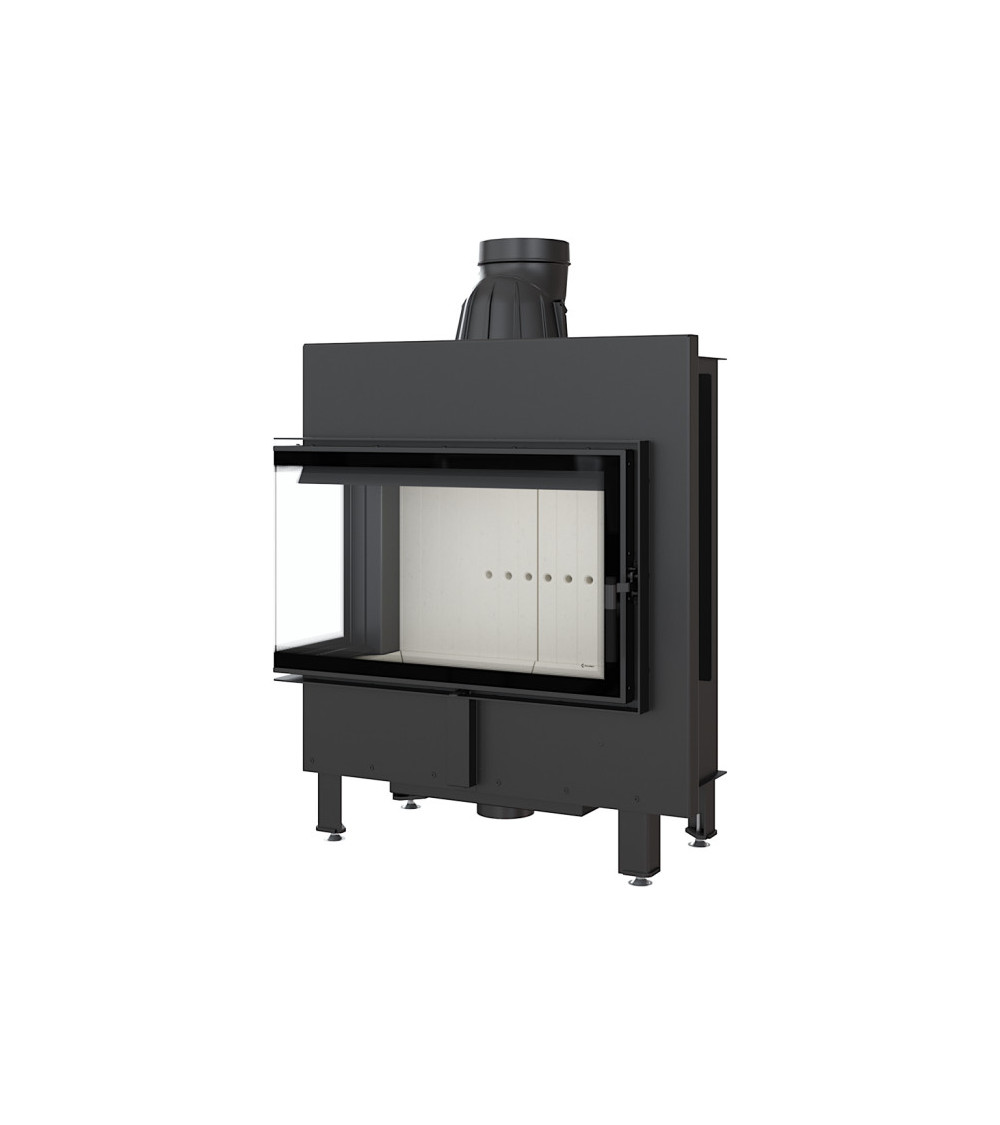Inserto para chimenea LUCY 12 BS cristal en el lado izquierdo Inserto para chimenea LUCY 12 BS cristal en el lado izquierdo
