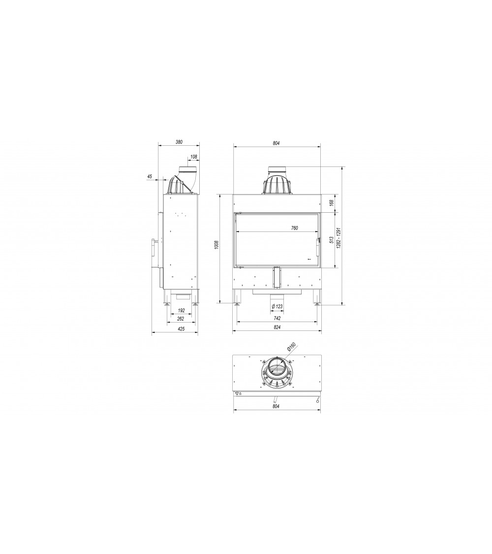 Insert cheminée LUCY 14 SLIM