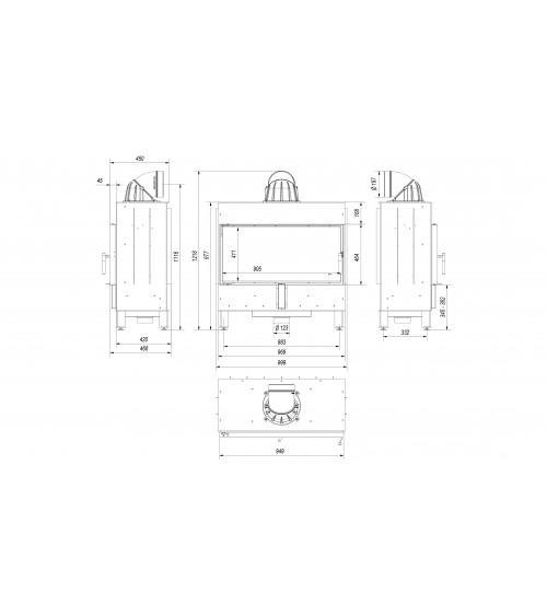 Insert cheminée LUCY 16