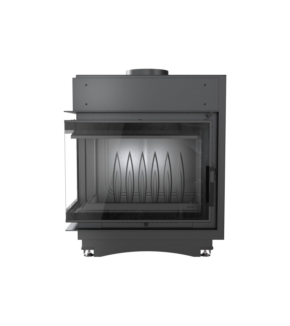 Inserto para chimenea MAJA 8 BS cristal en el lado izquierdo