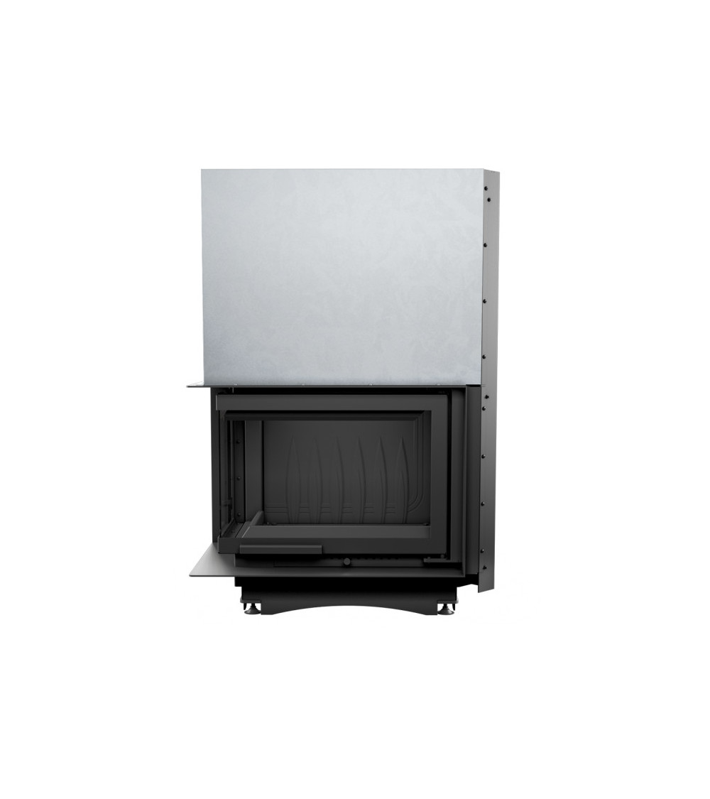 Inserto para chimenea MAJA 8 BS DECO cristal en el lado izquierdo
