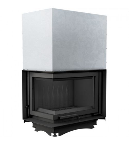 Inserto para chimenea MAJA 8 BS DECO cristal en el lado izquierdo
