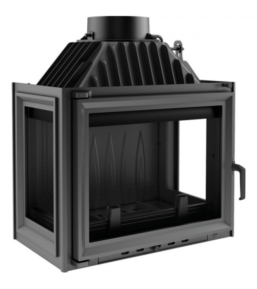 Insert cheminée MAJA 8 KW 3 côtés vitrés