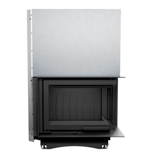 Inserto para chimenea MAJA 8 BS cristal en el lado izquierdo apertura con bisagras