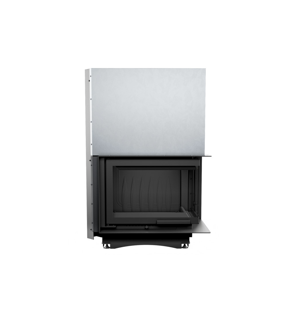Inserto para chimenea MAJA 8 BS cristal en el lado izquierdo apertura con bisagras