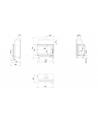 Inserto para chimenea MB/S/P