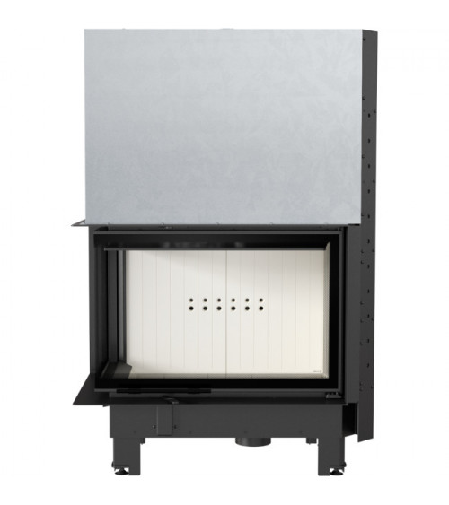 Insert cheminée MBA 17 BS vitre à gauche ouverture relevable