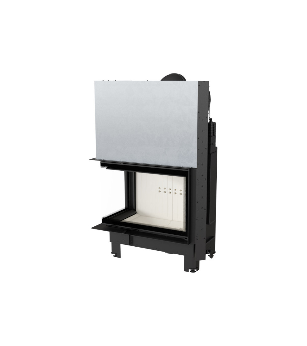 Insert cheminée MBA 17 BS vitre à gauche ouverture relevable